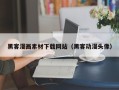 博尔塔拉黑客漫画素材下载网站（黑客动漫头像）
